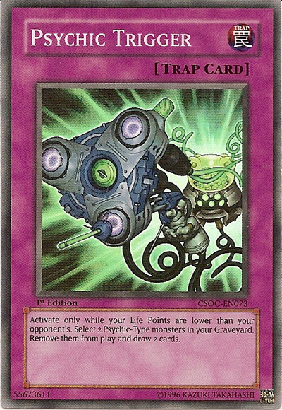 Psychic Trigger [CSOC-EN073] Super Rare | Jomio and Rueliete's Cards and Comics