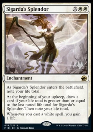 Sigarda's Splendor (Promo Pack) [Innistrad: Midnight Hunt Promos] | Jomio and Rueliete's Cards and Comics