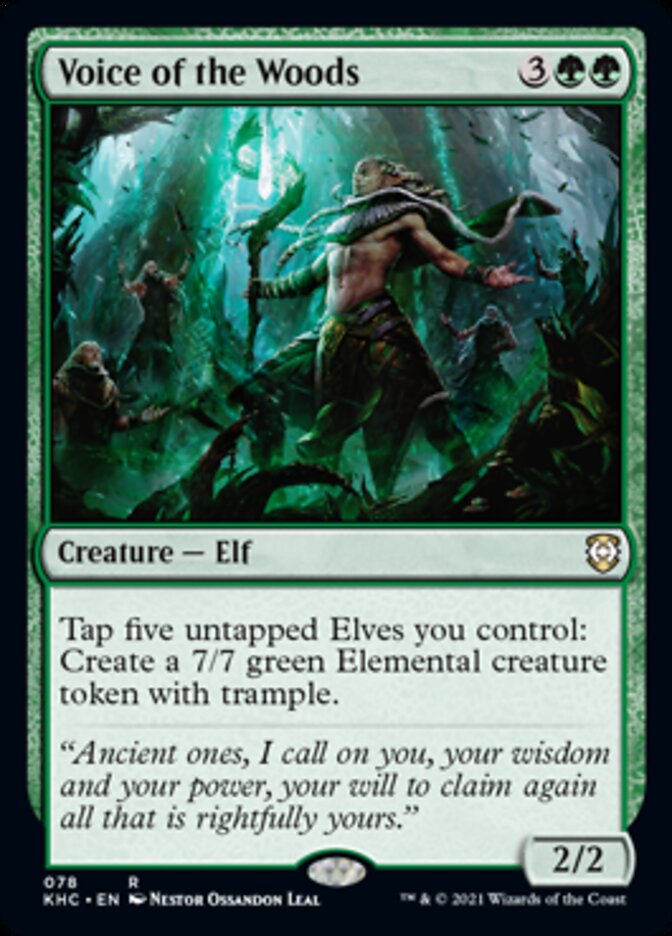Voice of the Woods [Kaldheim Commander] | Jomio and Rueliete's Cards and Comics