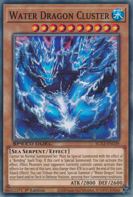Water Dragon Cluster [SGX2-ENC09] Common | Jomio and Rueliete's Cards and Comics