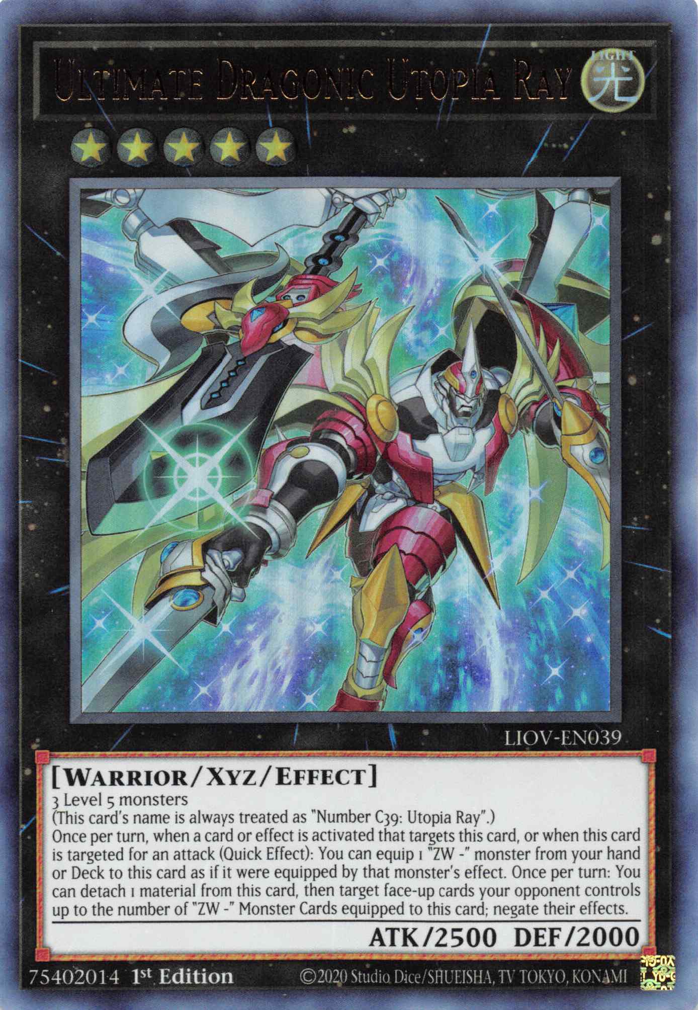 Ultimate Dragonic Utopia Ray [LIOV-EN039] Ultra Rare | Jomio and Rueliete's Cards and Comics