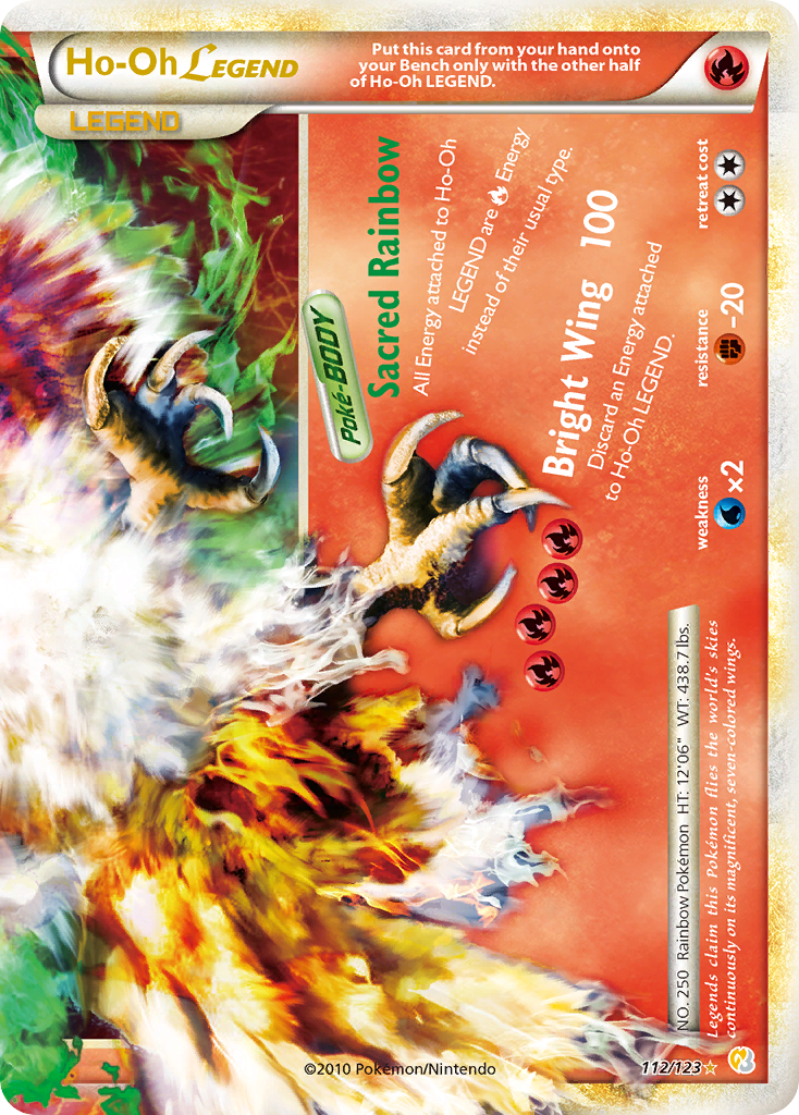 Ho-Oh LEGEND (112/123) [HeartGold & SoulSilver: Base Set] | Jomio and Rueliete's Cards and Comics