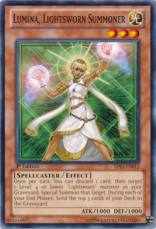 Lumina, Lightsworn Summoner [SDLI-EN012] Common | Jomio and Rueliete's Cards and Comics