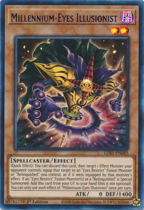 Millennium-Eyes Illusionist (Blue) [LDS1-EN045] Ultra Rare | Jomio and Rueliete's Cards and Comics