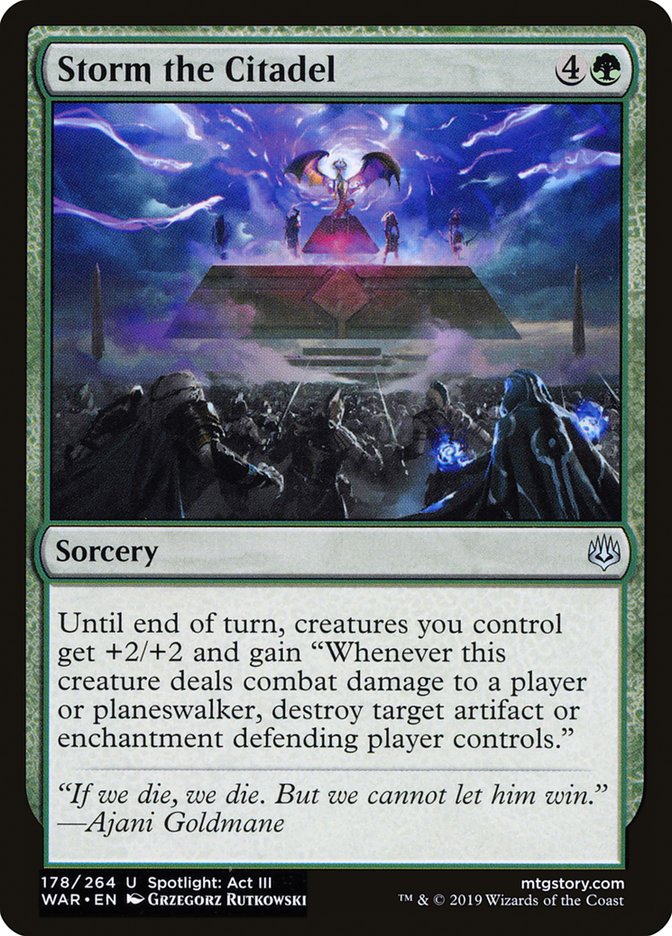 Storm the Citadel [War of the Spark] | Jomio and Rueliete's Cards and Comics