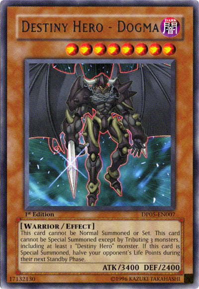 Destiny HERO - Dogma [DP05-EN007] Rare | Jomio and Rueliete's Cards and Comics