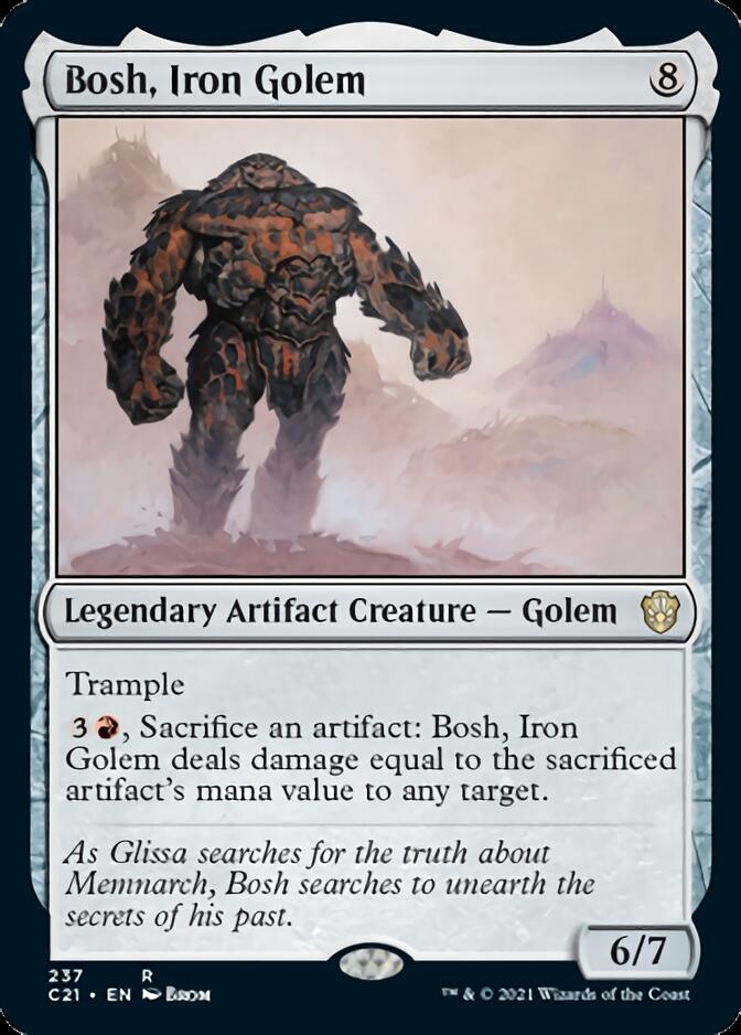 Bosh, Iron Golem [Commander 2021] | Jomio and Rueliete's Cards and Comics