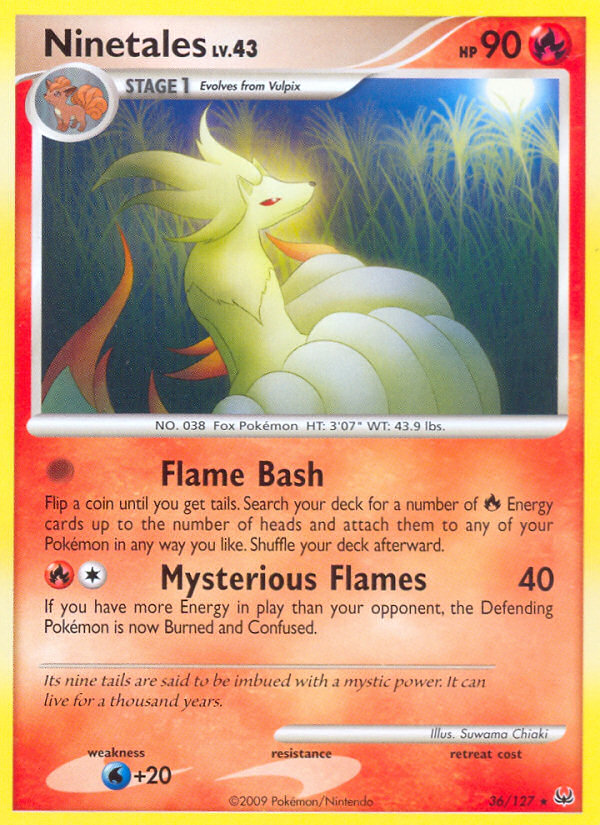 Ninetales (36/127) [Platinum: Base Set] | Jomio and Rueliete's Cards and Comics