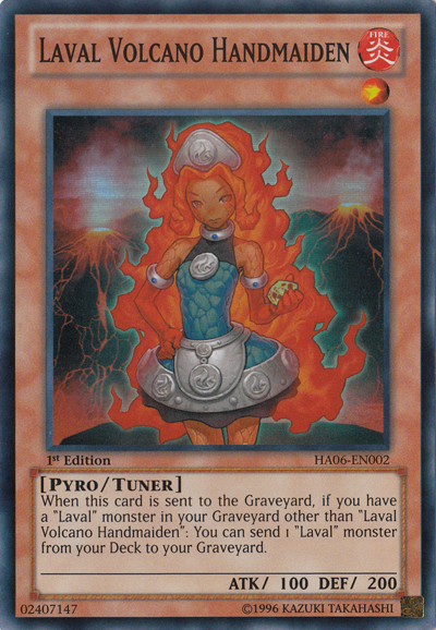 Laval Volcano Handmaiden [HA06-EN002] Super Rare | Jomio and Rueliete's Cards and Comics