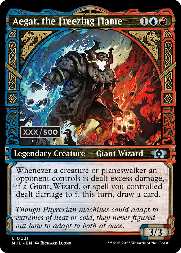 Aegar, the Freezing Flame (Serialized) [Multiverse Legends] | Jomio and Rueliete's Cards and Comics