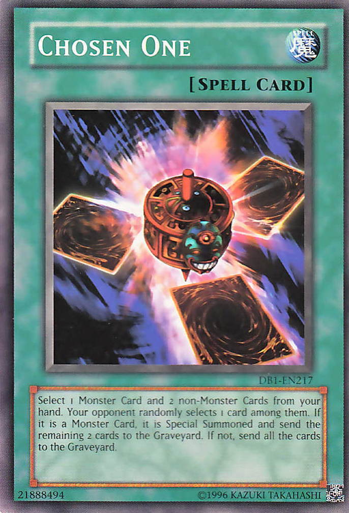 Chosen One [DB1-EN217] Common | Jomio and Rueliete's Cards and Comics