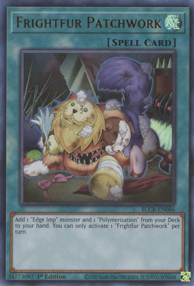 Frightfur Patchwork [BLCR-EN086] Ultra Rare | Jomio and Rueliete's Cards and Comics