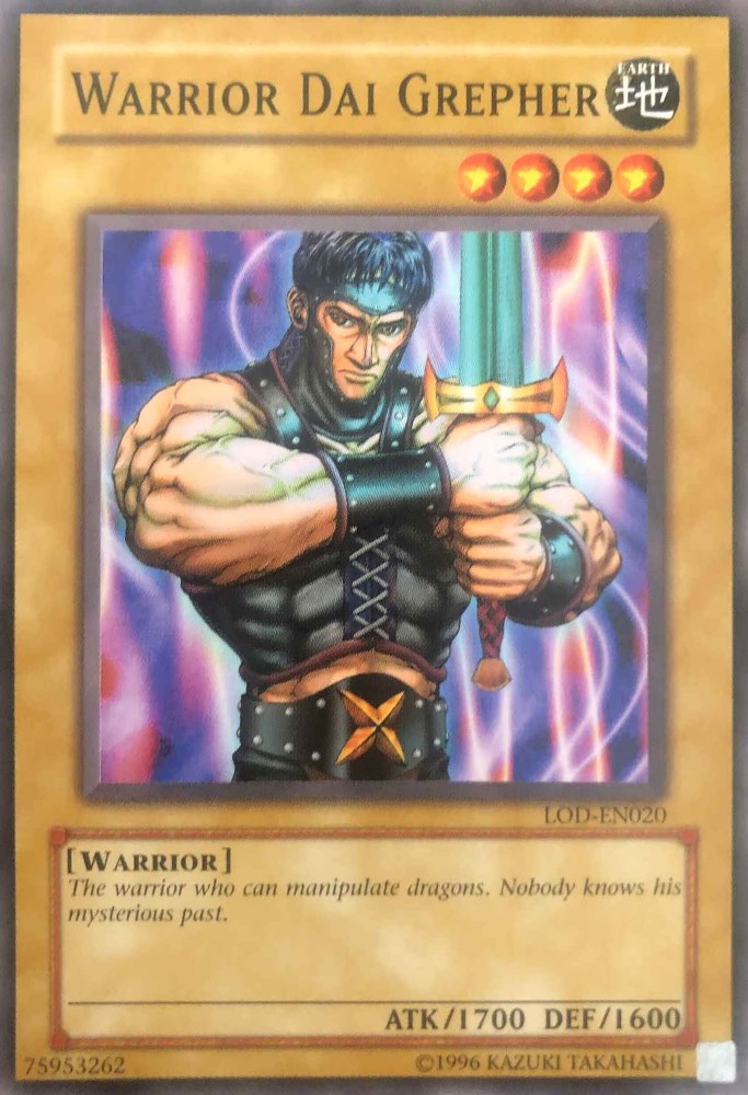 Warrior Dai Grepher [LOD-EN020] Common | Jomio and Rueliete's Cards and Comics