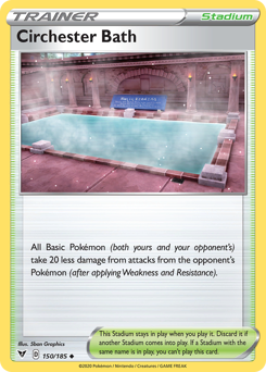Circhester Bath (150/185) [Sword & Shield: Vivid Voltage] | Jomio and Rueliete's Cards and Comics