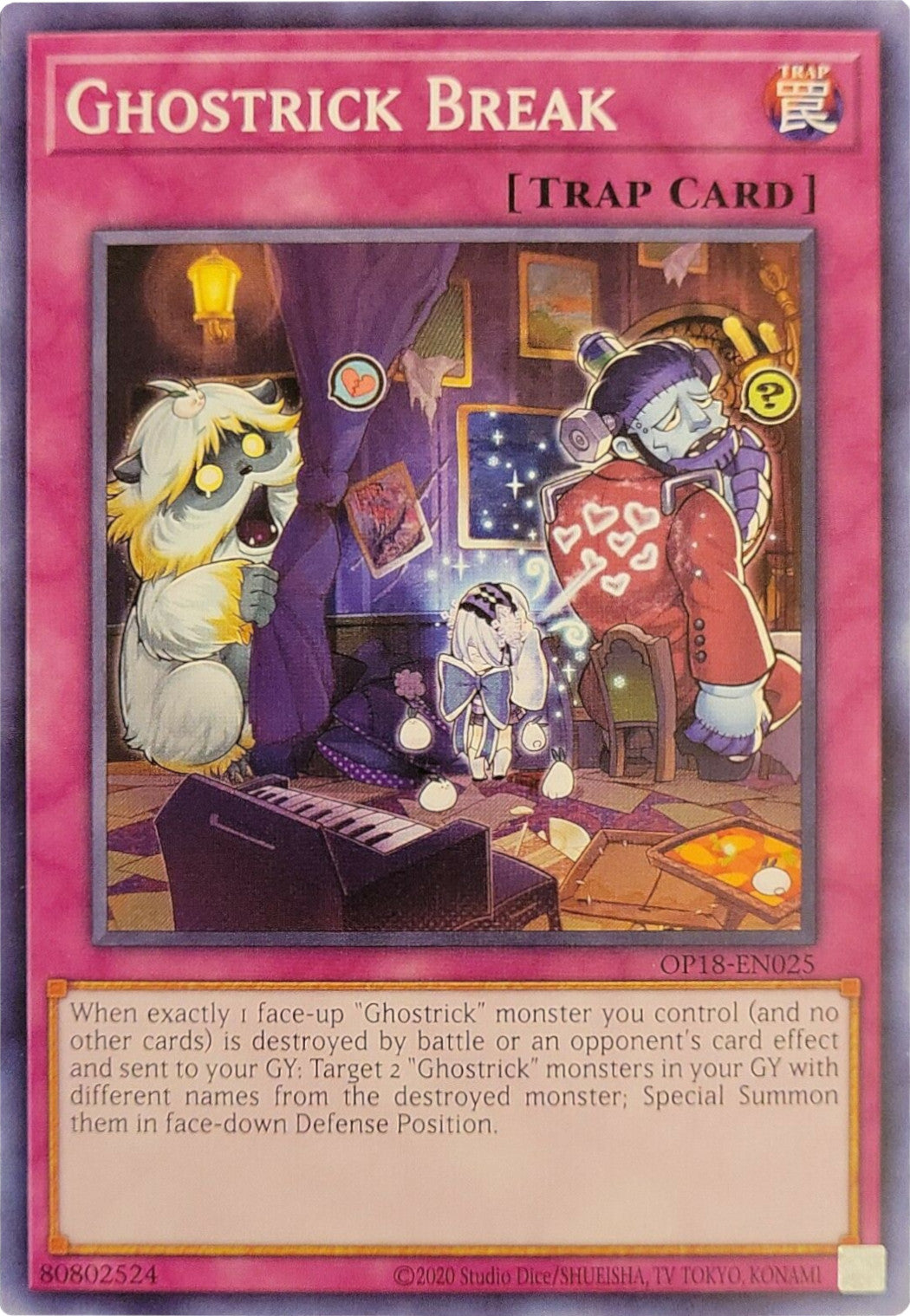 Ghostrick Break [OP18-EN025] Common | Jomio and Rueliete's Cards and Comics