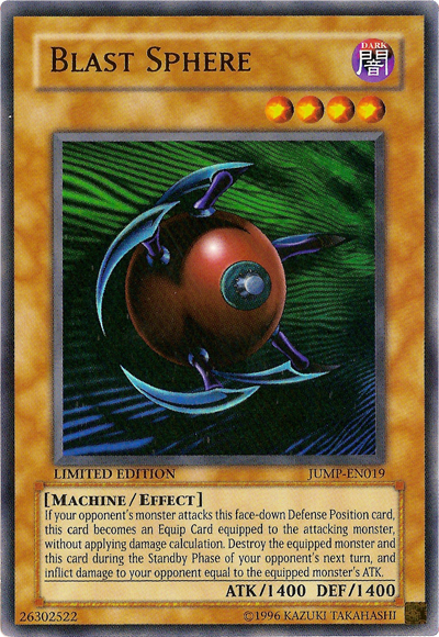 Blast Sphere [JUMP-EN019] Ultra Rare | Jomio and Rueliete's Cards and Comics