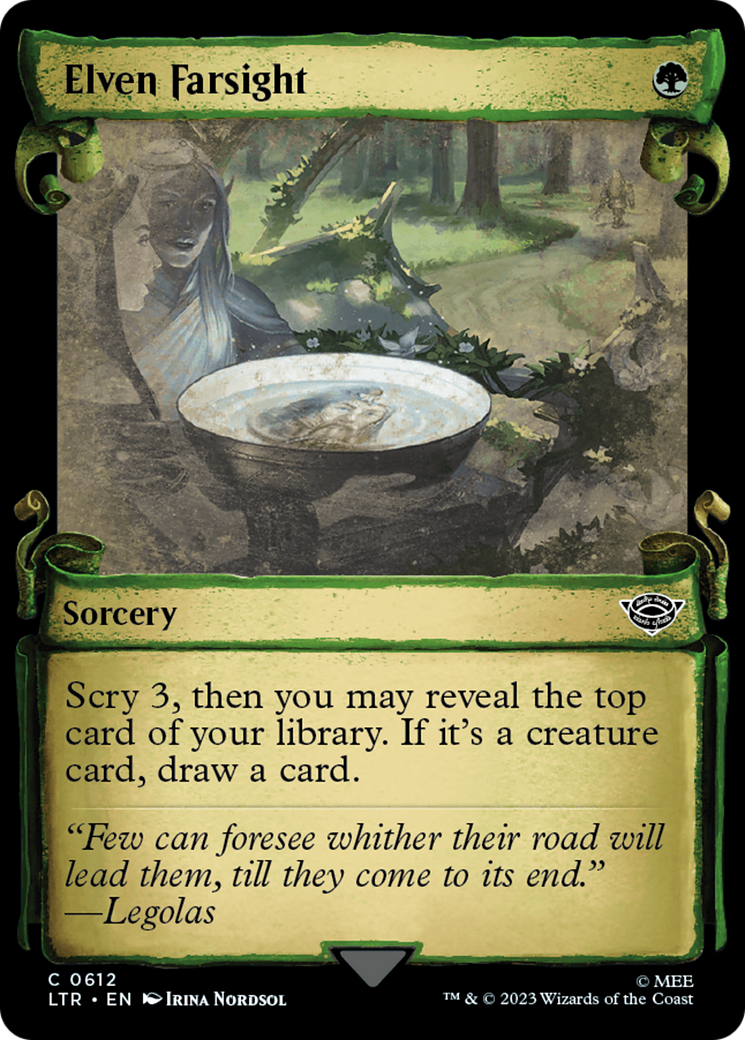 Elven Farsight [The Lord of the Rings: Tales of Middle-Earth Showcase Scrolls] | Jomio and Rueliete's Cards and Comics