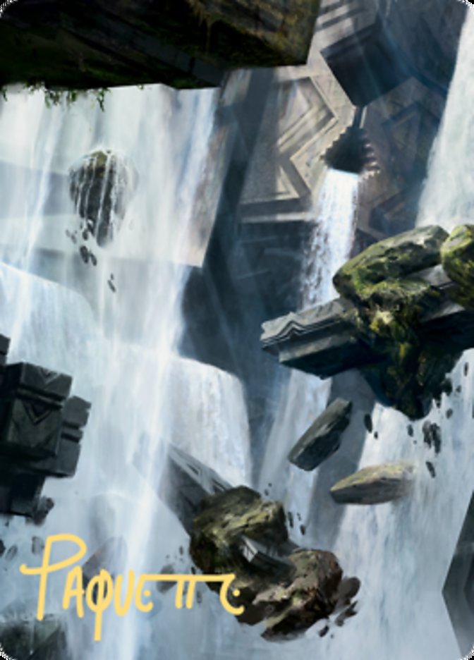 Island 1 Art Card (Gold-Stamped Signature) [Zendikar Rising Art Series] | Jomio and Rueliete's Cards and Comics