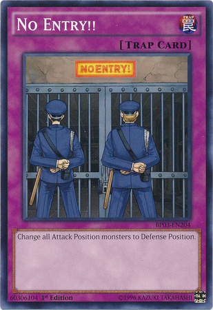 No Entry!! [BP03-EN204] Common | Jomio and Rueliete's Cards and Comics
