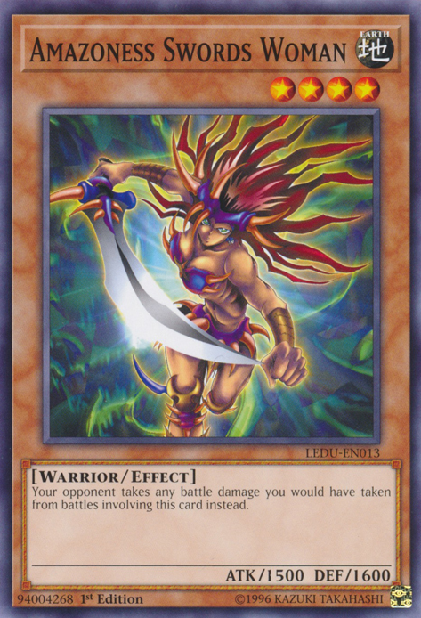 Amazoness Swords Woman [LEDU-EN013] Common | Jomio and Rueliete's Cards and Comics