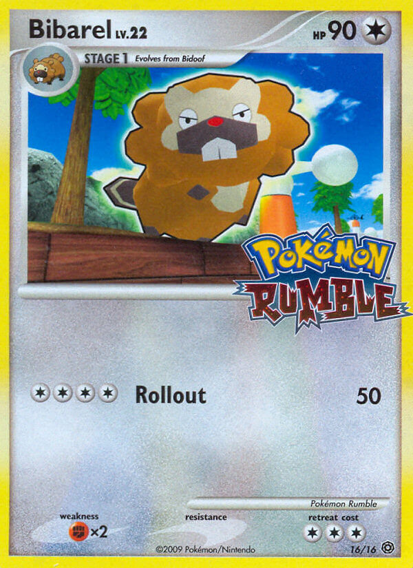 Bibarel (16/16) [Pokémon Rumble] | Jomio and Rueliete's Cards and Comics