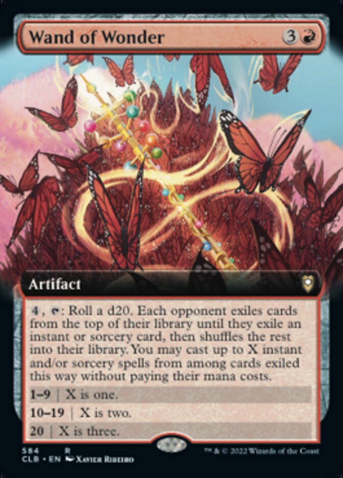 Wand of Wonder (Extended Art) [Commander Legends: Battle for Baldur's Gate] | Jomio and Rueliete's Cards and Comics