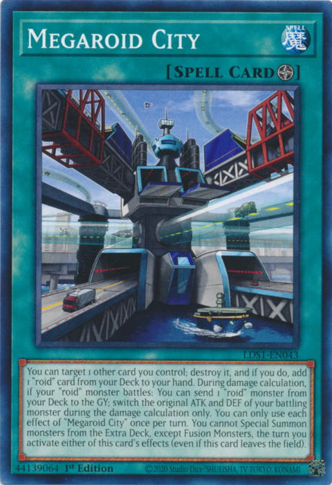 Megaroid City [LDS1-EN043] Common | Jomio and Rueliete's Cards and Comics
