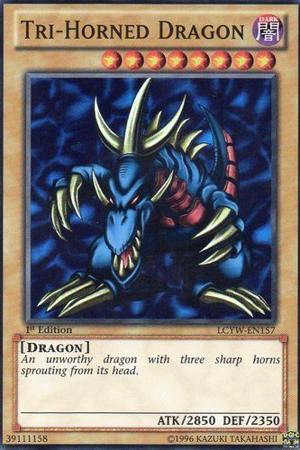 Tri-Horned Dragon [LCYW-EN157] Super Rare | Jomio and Rueliete's Cards and Comics