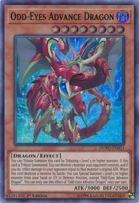 Odd-Eyes Advance Dragon [DUPO-EN011] Ultra Rare | Jomio and Rueliete's Cards and Comics