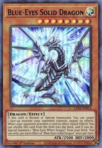 Blue-Eyes Solid Dragon (Blue) [LDS2-EN014] Ultra Rare | Jomio and Rueliete's Cards and Comics