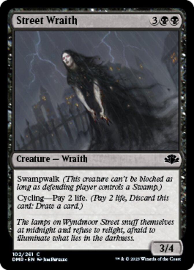 Street Wraith [Dominaria Remastered] | Jomio and Rueliete's Cards and Comics