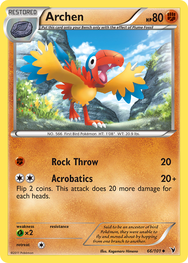 Archen (66/101) [Black & White: Noble Victories] | Jomio and Rueliete's Cards and Comics