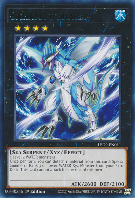 Bahamut Shark [LED9-EN011] Rare | Jomio and Rueliete's Cards and Comics