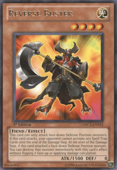 Reverse Buster [ORCS-EN012] Rare | Jomio and Rueliete's Cards and Comics
