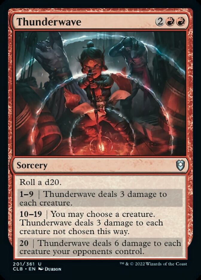 Thunderwave [Commander Legends: Battle for Baldur's Gate] | Jomio and Rueliete's Cards and Comics