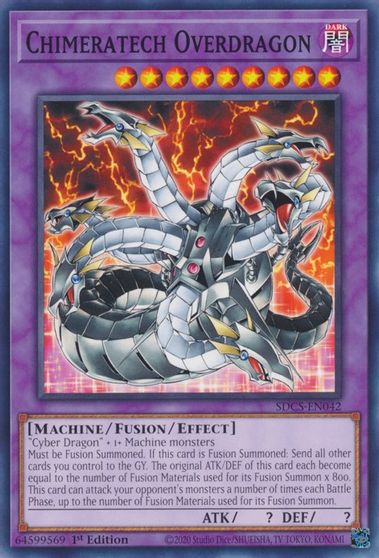 Chimeratech Overdragon [SDCS-EN042] Common | Jomio and Rueliete's Cards and Comics