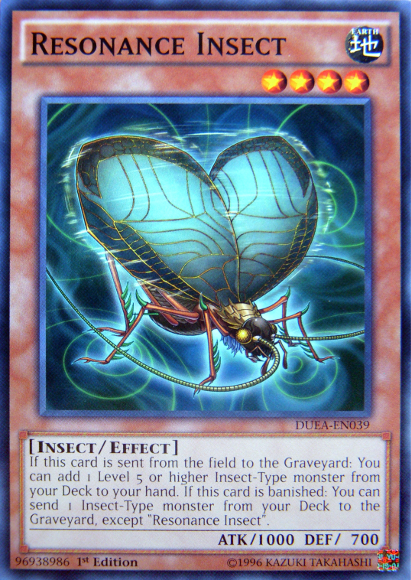 Resonance Insect [DUEA-EN039] Common | Jomio and Rueliete's Cards and Comics