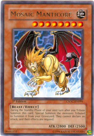 Mosaic Manticore [CSOC-EN094] Rare | Jomio and Rueliete's Cards and Comics