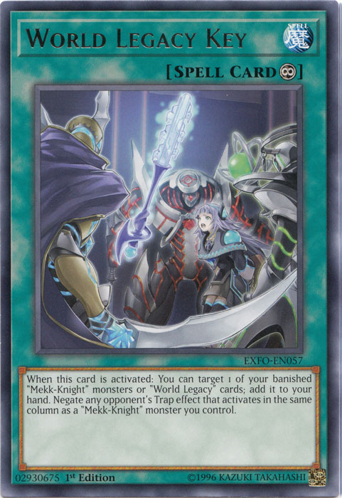 World Legacy Key [EXFO-EN057] Rare | Jomio and Rueliete's Cards and Comics