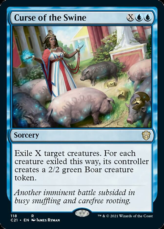 Curse of the Swine [Commander 2021] | Jomio and Rueliete's Cards and Comics