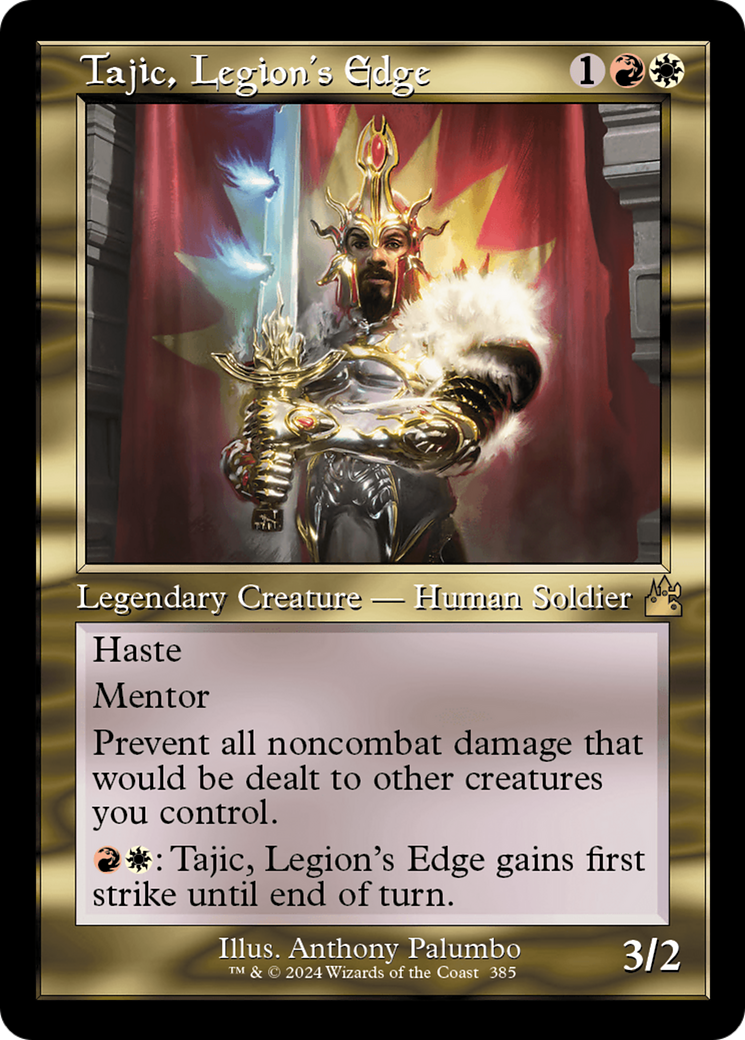 Tajic, Legion's Edge (Retro Frame) [Ravnica Remastered] | Jomio and Rueliete's Cards and Comics