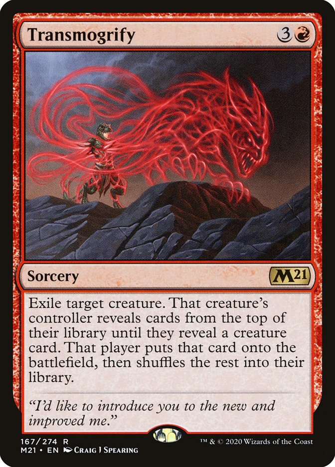 Transmogrify [Core Set 2021] | Jomio and Rueliete's Cards and Comics