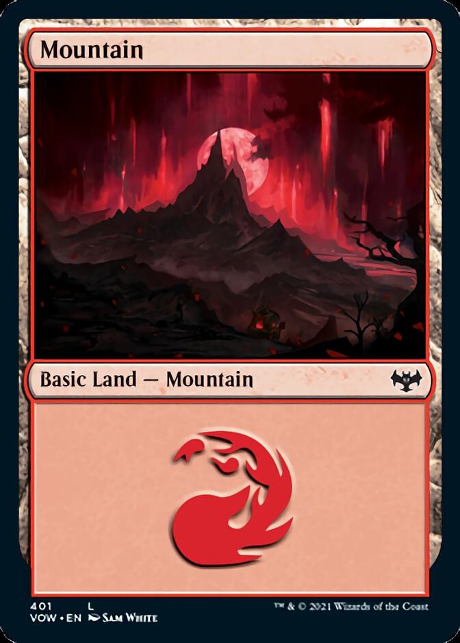 Mountain (401) [Innistrad: Crimson Vow] | Jomio and Rueliete's Cards and Comics