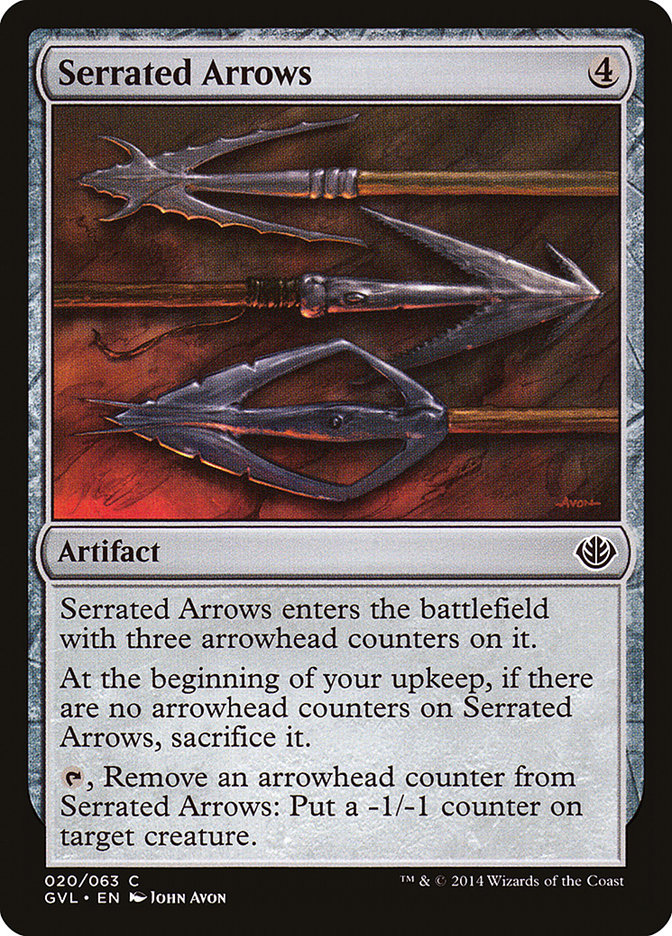 Serrated Arrows (Garruk vs. Liliana) [Duel Decks Anthology] | Jomio and Rueliete's Cards and Comics