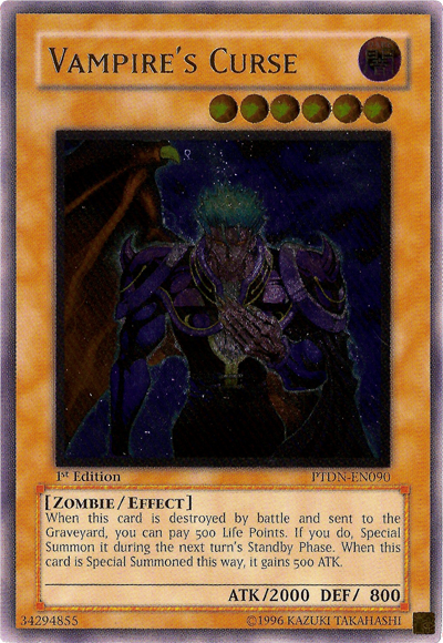 Vampire's Curse (UTR) [PTDN-EN090] Ultimate Rare | Jomio and Rueliete's Cards and Comics