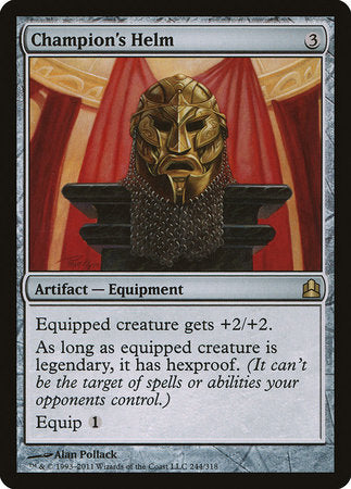 Champion's Helm [Commander 2011] | Jomio and Rueliete's Cards and Comics
