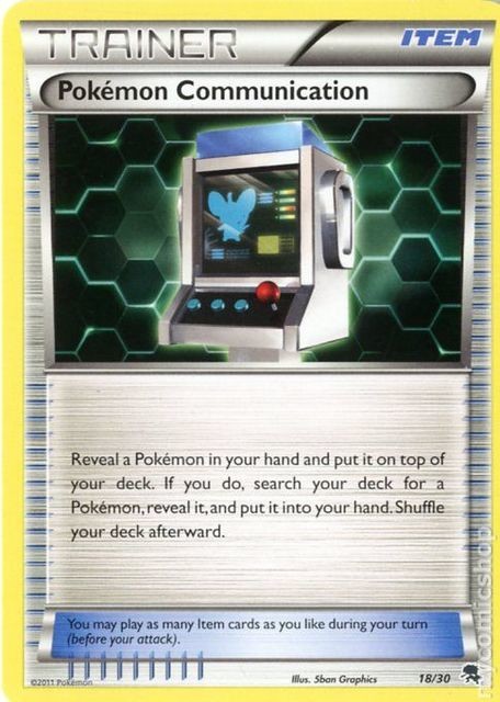 Pokemon Communication (18/30) [Black & White: Trainer Kit - Zoroark] | Jomio and Rueliete's Cards and Comics