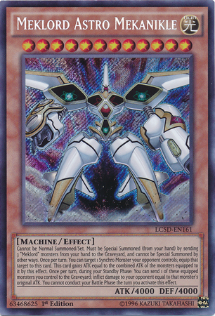 Meklord Astro Mekanikle [LC5D-EN161] Secret Rare | Jomio and Rueliete's Cards and Comics