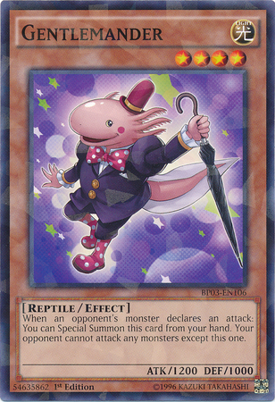 Gentlemander (Shatterfoil) [BP03-EN106] Common | Jomio and Rueliete's Cards and Comics