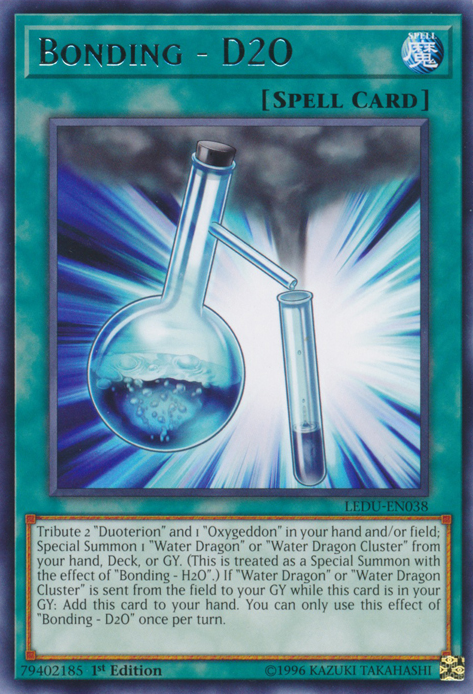 Bonding - D2O [LEDU-EN038] Rare | Jomio and Rueliete's Cards and Comics